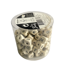 S.CENA Koraliki drewniane literki Grafix