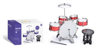 Perkusja, bęben basowy plus 4 małe bębny, 1 talerz, krzesełko. CBX: 50