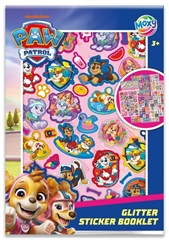 Książka z naklejkami z brokatem Psi Patrol