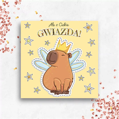 Karnet KW KAPIBARA GWIAZDA