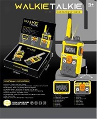 PROM Walkie talkie, 3*AAA, światło, wyświetlacz LED, CBX: 25x21x5cm