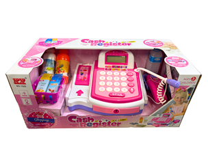 Kasa sklepowa wym.20x18x11 cm,z wyświetlaczem,rolka do paragonów+akces