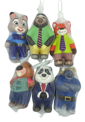 Gniotek squishy zwierzaki 12szt w paczce 32420