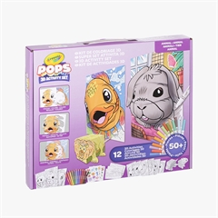 S.CENA Zestaw kreatywny 3D Crayola animals