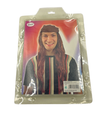 Peruka męska brązowa długie włosy