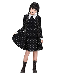 S.CENA Strój dziewczynki Wendsday w kropki90628