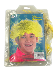 Peruka - Krotkie zolto brazowe