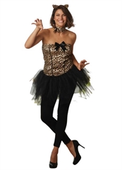 S.CENA Kitty Carnaval Kostuum - S