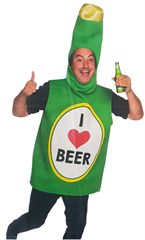 Karnawałowy kostium I Love Beer Bottle