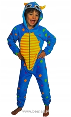 Strój piżama Smok niebieski 110/116