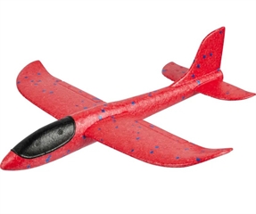 Samolot styropianowy 28cm czerwony