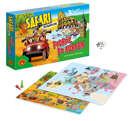-SAFARI FOTOGRAFICZNE-PODRÓŻ PO EUROPIE GRY PLANSZOWE ALEX
