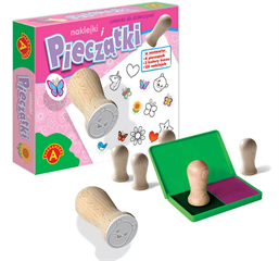 -PIECZĄTKI I NAKLEJKI ZABAWKA DLA DZIEWCZYNEK ALEX