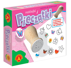-PIECZĄTKI I NAKLEJKI ZABAWKA DLA DZIEWCZYNEK ALEX