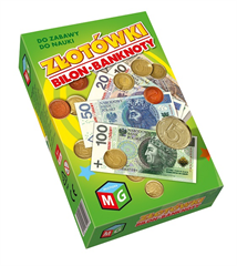 -ZLOT0WKI BILON- BANKNOTY- DO ZABAWY DONAUKI