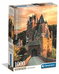 -CLE puzzle 1000 Compact GoldenHourAttzCastle 37109