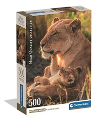 -CLE puzzle 500 Compact Feline Love 35620