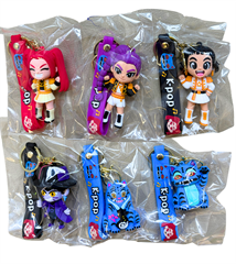 S.CENA Brelok gumowy duży Demon z opaską12sztw paczce