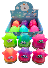 S.CENA Slime ombre duży potworek 10cm display6szt 32330