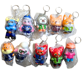 Brelok squishy ZOO zwierzaki 24szt w paczce 32418