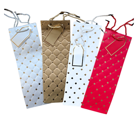 TOREBKA PREZENTOWA NA BUTELKĘ AL-681 35X12X9CM