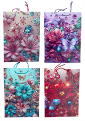 TOREBKA PREZENTOWA AL-710 KWIATY 42x31x12cm