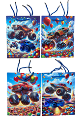 TOREBKA NA PREZENTY MONSTER TRUCK 18x24x8,5cmAL-437