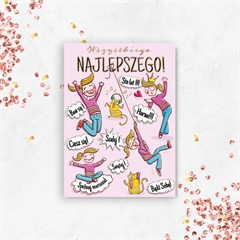 KARNET B6 DZIEWCZYNY