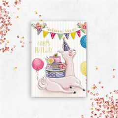 KARNET B6 KREMOWA LAMA