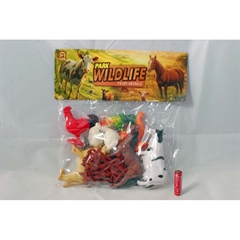 Zwierzęta z farmy w folii