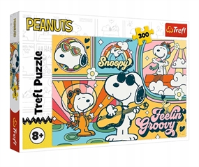 S.CENA Puzzle - _300_ - Zabawny Łwiat Fistaszkw / PEANUTS Peanuts FSC Mix 70 #37;