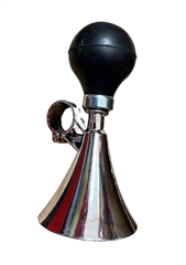 Trąbka rowerowa srebrna