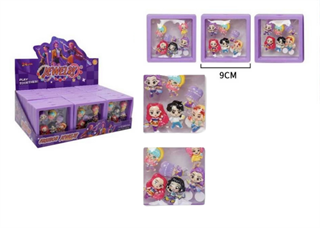 Zestaw figurek wypukłych naklejki w ładnym pudełeczku 6szt (24szt w displayu) 333860