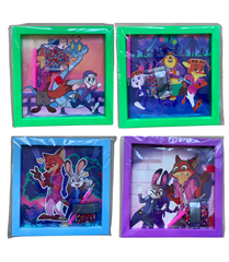 Diamentowy obrazek w ramce Zwierzaki ZOO