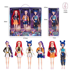 PROM Lalka grająca demon z akcesoriami