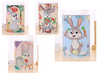 Skarbonka, puszka metalowa 13x8,5 cm WESOśY ZAJŃCZEK MON-2401S