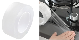 Taśma samoprzylepna dwustronna akrylowa 5 m, szer. 3 cm BEZBARWNA AG-373