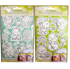 Naklejki do kolorowania