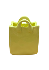 Torebka żółta ceramika