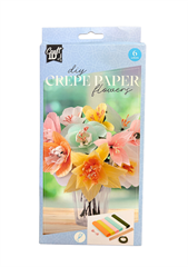 Kwiaty z krepy zestaw