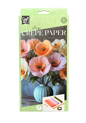 Kwiaty z krepy zestaw