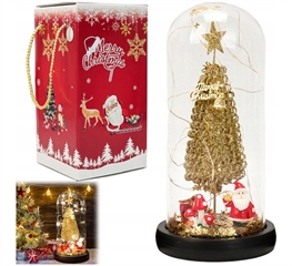 NORIMPEX CHOINKA W SZKLE OZDOBA ŚWIĄTECZNA