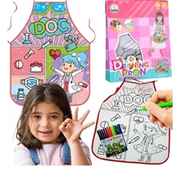 NORIMPEX FARTUSZEK DO KOLOROWANIA LEKARZ