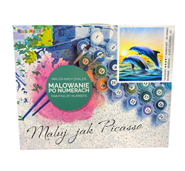 NORIMPEX MALOWANIE PO NR. DELFINY NA TLE SŁOŃCA