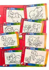 Puzzle ramkowe do kolor.