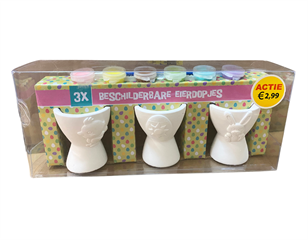 Jajka do pomalowania z farbkami