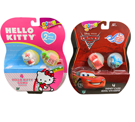 Cobi gomu - Cars/Hello Kitty