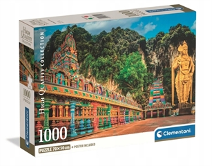 -CLE puzzle 1000 Compact Painted Batu Caves 37111