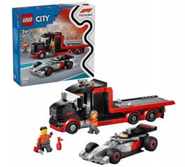 PROM LEGO 60493 CIĘŻARÓWKA F1 Z BOLIDEM