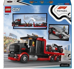 PROM LEGO 60493 CIĘŻARÓWKA F1 Z BOLIDEM
